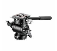 Leofoto BV-1R Cabezal de trípode de vídeo fluido compacto con doble placa panorámica negro