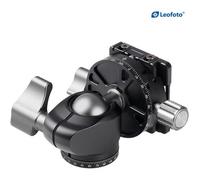 Leofoto Cabeza esférica del trípode LH-25R, placa panorámica + placa de liberación rápida NP-50