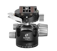 LEOFOTO Cabezal de bola de trípode LH-40PCL, función panorámica dual + placa de liberación rápida NP-60