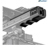 Leofoto Extensión Camera Cage FX3-XLR para soporte de micrófono y unidad de control Sony