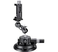 Leofoto Kit de ventosa con brazo y clip para teléfono PC-90II SC-02