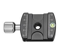 Leofoto LHC-50 - Perilla de tornillo Pro de 50 mm con placa compatible con cabeza de bola ARCA/RRS