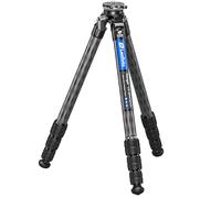 Leofoto LS-284CEXX - Trípode de viaje con cabezal de nivelación integrado, serie Ranger, fibra de carbono, 4 secciones de patas, ligero, cabeza de bola opcional (trípode)