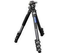 Leofoto LSR-284C+LH-30 Rapid Ranger Flip Lock Trípode Kit Fibra de Carbono CF 4 Sección y 30mm Cabeza de Bola de Perfil Bajo Arca/RRS Compatible