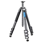 Leofoto LV-284C 4 secciones de fibra de carbono Trípode Manba LV Series Video Trípode Sistema