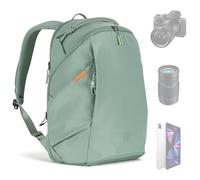 LEOFOTO Mochila para cámara de 13 L para fotógrafos, bolsa ligera para cámara/dron/laptop, acceso rápido, mochila de viaje repelente al agua para exteriores y transporte diario para trípode/monopié