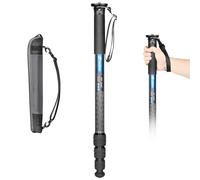 Leofoto - Monopod de Carbono - Extremadamente Fuerte - Capacidad de Transporte: 18 kg - Altura Máx. 165 cm (sin Cabeza de Bola) - Ligero - MP-284C