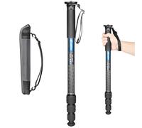 Leofoto - Monopod de Carbono - Trabajo Pesado - Capacidad de Peso: 20 kg - Altura Máx.: 170 cm (sin Cabeza de Bola) - Cuatro Secciones Extendidas - MP-364C