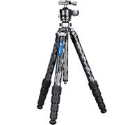 Leofoto - Mr Q-Serie - Trípode de Carbono para cámaras - Capacidad de Carga de 15 kg - Pies Extensibles - Altura mínima de 19 cm a una Altura máxima de 193 cm - LQ-365+LH-47