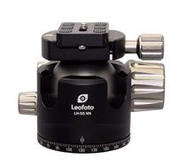 LEOFOTO No Neck LH-55 NN - Cabezal de bola de perfil bajo (55 mm, compatible con arca independiente)
