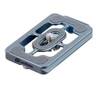 Leofoto NP-65T Placa QR de titanio azul