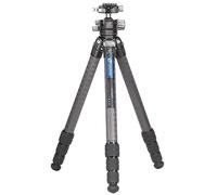 Leofoto - Ranger - Trípode de Carbono con Cabeza de Bola - Sistema Twist-Lock- Patas Ajustables en 3 ángulos - Ideal para fotografía Macro - LS-324C+LH-40PCL