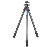Leofoto - Ranger - Trípode de Carbono con Cabeza de Bola - Sistema Twist-Lock - Patas Ajustables en 3 ángulos - Ideal para fotografía Macro - LS-323C+LH-40