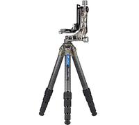 Leofoto - Ranger - Trípode de Carbono con Cabezal oscilante - Ideal para fotografía de Deportes, Naturaleza y Vida Silvestre - LS-365C+PG-1 - Camo