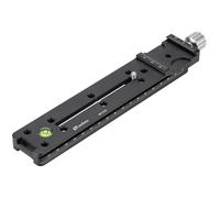 LEOFOTO Riel deslizante nodal de 200 mm y abrazadera con tornillos de anillo en D Compatible con Arca NR-200
