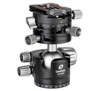 Leofoto - LH-40GR Cabeza de Bola con Abrazadera de Panning con Engranaje - Doble Cabeza Giratoria - Ideal para fotografiar Arquitectura, paisajes y panoramas - LH-40GR