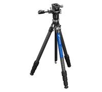 Leofoto TrÃpode de carbono LY-224C Mr.Y + cabezal panorÃ¡mico de vÃdeo BV-0R + base niveladora LB-38 negro