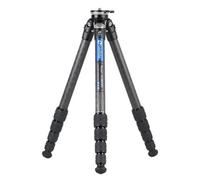 Leofoto - Ranger - Trípode de Carbono con Base Niveladora - Patas Ajustables en 3 ángulos - Ideal para Trabajo Panorama y Videógrafos - LS-285CEX Black