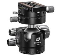 Leofoto Trípode de bola LH-40PR con plato panorámico doble y función de bloqueo