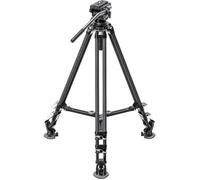 Leofoto Trípode de carbono LVC-253 de doble tubo + cabezal panorámico de vídeo BV-15 BV-15