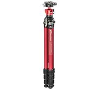 Leofoto Trípode de carbono LY-224C Mr.Y + Ballhead LH-25 R Red
