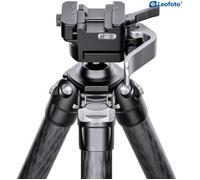 Leofoto Trípode de carbono SA-324C con soporte para rifle MA-30L