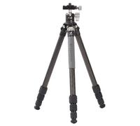Leofoto - Ranger - Trípode de Carbono para cámaras - Incluye Cabezal esférico - Capacidad de Carga de 6 kg - Pies Extensibles - Altura mínima de 5,7 cm a una Altura máxima de 109 cm - RF-224C+