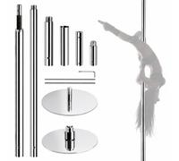 Leogreen 1 Barra de Pole Dance, Unisex Adulto, Plata, Large