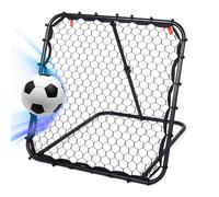 Leogreen Red de Rebote para fútbol, Red de Entrenamiento de fútbol 100 cm x 100 cm, Red de Entrenamiento de ángulo Ajustable, para Adolescentes y Adultos