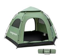 Leogreen Tienda de Campaña 3-4 Personas, Tienda de Campaña Automática, Extra Grande, Impermeable, Protección UV Tiendas de Campña para Playa, al Aire Libre, Viajes, Senderismo, Camping