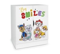 leomark Armario Funcional con Estante Ajustable - Roma - Moderno Muebles para niños, cómoda, Dim: 42 x 60 x 78 (Alto) cm (La Patrulla Canina - Big Smiles)