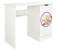 leomark Escritorio Infantil Patrulla Canina Paw Patrol Oficial con Armario Almacenamiento, Mesa Actividades MDF Robusta 90x50x77 cm, Superficie Estudio Amplia, diseño Colorido Paw Patrol 1