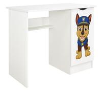 leomark Escritorio Infantil Patrulla Canina Paw Patrol Oficial con Armario Almacenamiento, Mesa Actividades MDF Robusta 90x50x77 cm, Superficie Estudio Amplia, diseño Colorido Paw Patrol 1