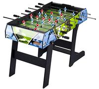 Leomark Mesa Futbolin Madera Smart System, Dim: 121,5x67x82 (A) cm, De Mesa Fútbolista, Deporte Patada de Mesa Fútbol, para Adulto y niños
