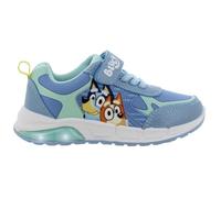 Leomil Bluey Zapatos intermitentes para niños, ideales para la escuela y el tiempo libre, Azul Verde 455, 30 EU