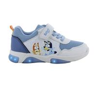 Leomil Bluey Zapatos Zapatos con Luces niños 24, Ideal para la Escuela y el Tiempo Libre, Blanco