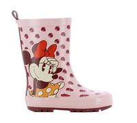 Leomil Disney Minnie Botas de lluvia niñas Botas para niños 27, Para días lluviosos, Rosado