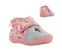 Leomil Disney Minnie Pantuflas niñas Pantuflas para niños 28, Ideal para el jardín de infancia o el hogar, Gris