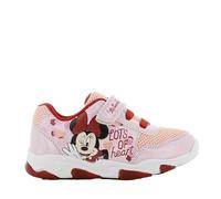 Leomil Disney Minnie - Zapatillas para niña con intermitentes para niños, talla 24, ideales para la escuela y el ocio, color rosa