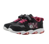Leomil Disney Minnie - Zapatos para niña, ideales para la escuela y el tiempo libre, Negro Rojo 726, 24 EU