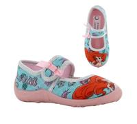 Leomil Disney Princess Pantuflas bailarinas niñas Bailarina 26, Ideal para el jardín de infancia o el hogar, Azul
