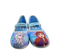 Leomil Frozen Pantuflas niñas Pantuflas Elsa 29, Ideal para el jardín de infancia o el hogar, Azul