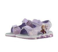 Leomil Frozen Sandalias niñas Sandalias Elsa und Anna niñas 24, Zapatos de verano para niños, Morado