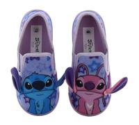 Leomil Lilo & Stitch Pantuflas niñas Pantuflas niños 27, Ideal para el jardín de infancia o el hogar, Morado
