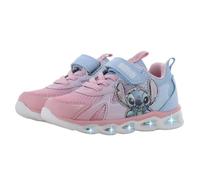 Leomil Lilo & Stitch Zapatos niñas Zapatos con Luces para niños 28, Ideal para la Escuela y el Tiempo Libre, Rosado