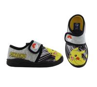 Leomil Pokémon Pantuflas niños Pantuflas niños 30, Ideal para el jardín de infancia o el hogar, Gris