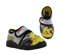 Leomil Pokémon Pantuflas niños Pantuflas niños 31, Ideal para el jardín de infancia o el hogar, Gris