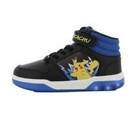 Leomil Pokémon Zapatos Zapatos con Luces niños niño 27, Ideal para la Escuela y el Tiempo Libre, Negro