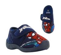 Leomil Spiderman Pantuflas Pantuflas niños niño Spiderman 33, Ideal para el jardín de infancia o el hogar, Azul