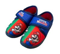 Leomil Super Mario - Zapatillas de estar por casa para niños, Multicolor, 25 EU